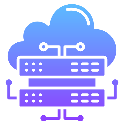 cloud-server Generic gradient fill icoon