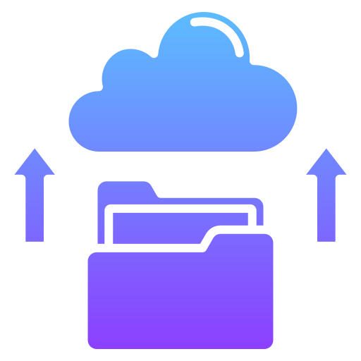 バックアップ Generic gradient fill icon
