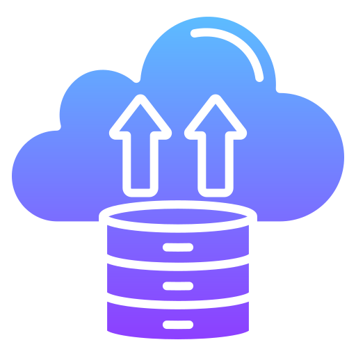 Cloud Data Generic gradient fill icon