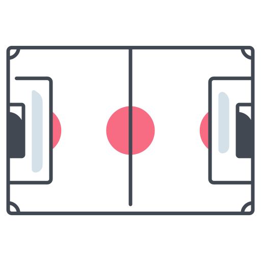 fußballfeld Generic color lineal-color icon