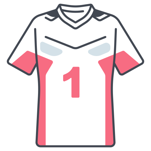 Football jersey Generic color lineal-color icon