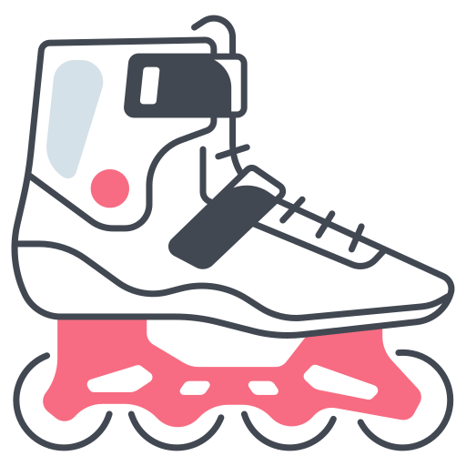 patins à roulettes Generic color lineal-color Icône