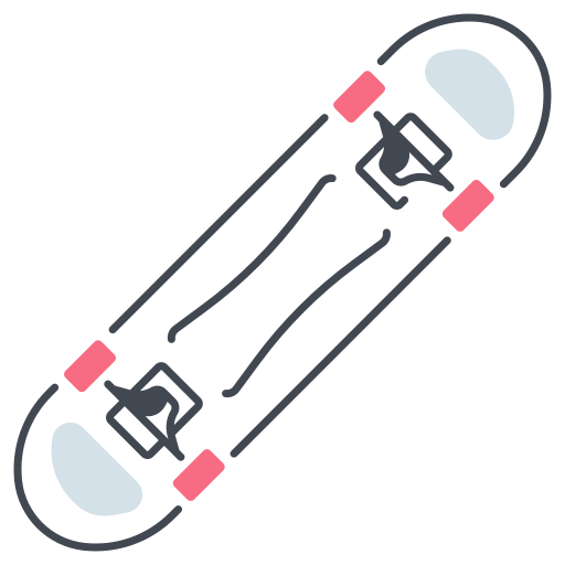 Skateboard Generic color lineal-color icon