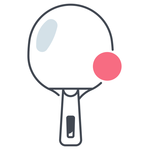 Table Tennis Generic color lineal-color icon