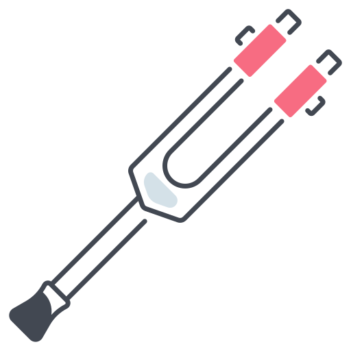 Tuning Fork Generic color lineal-color icon