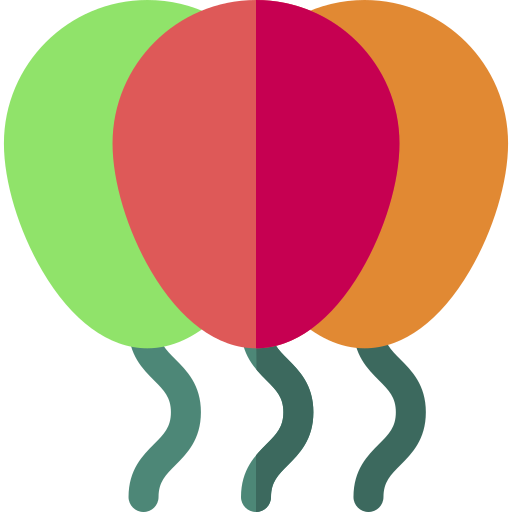 luftballons Basic Rounded Flat icon