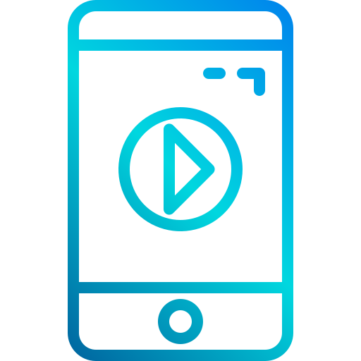 teléfono inteligente xnimrodx Lineal Gradient icono