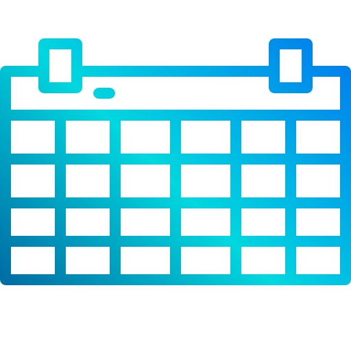 カレンダー xnimrodx Lineal Gradient icon