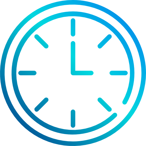 Wall clock xnimrodx Lineal Gradient icon