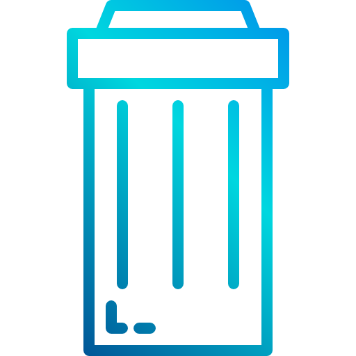 Trash xnimrodx Lineal Gradient icon