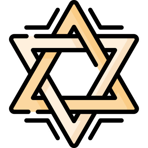 Star of David Special Lineal color icon