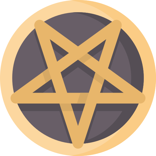 satanisme Special Flat icoon