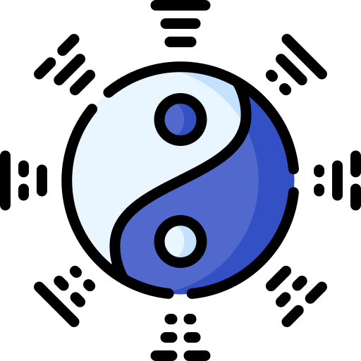 taoïsme Special Lineal color Icône