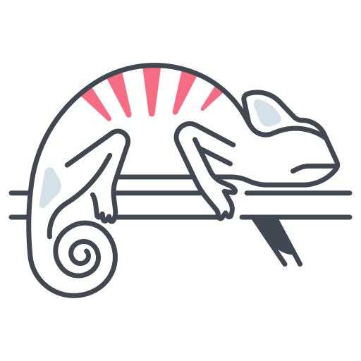 Chameleon Generic color lineal-color icon
