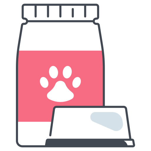 Корм для домашних животных Generic color lineal-color иконка