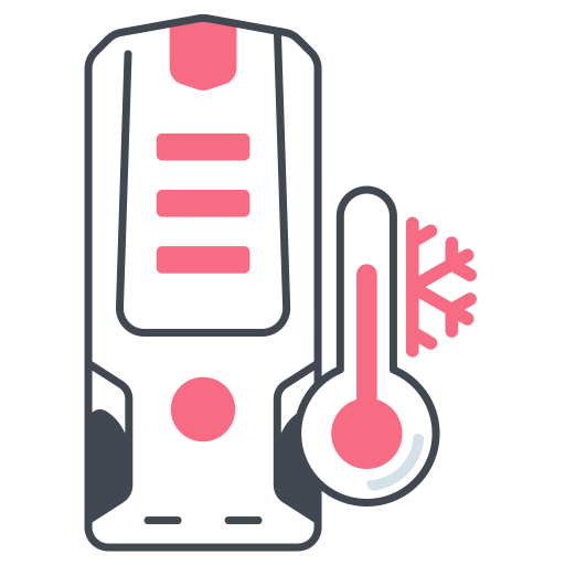 temperatura fría Generic color lineal-color icono