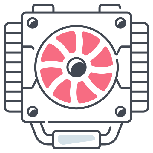 kühlkörper Generic color lineal-color icon