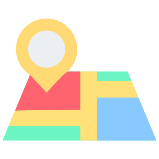 Location Generic color fill icon