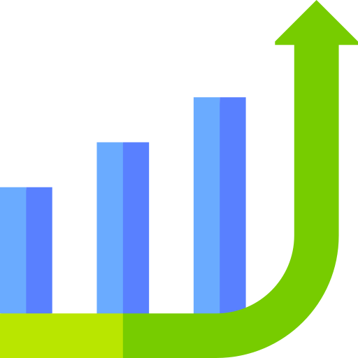 incrementar Basic Straight Flat icono