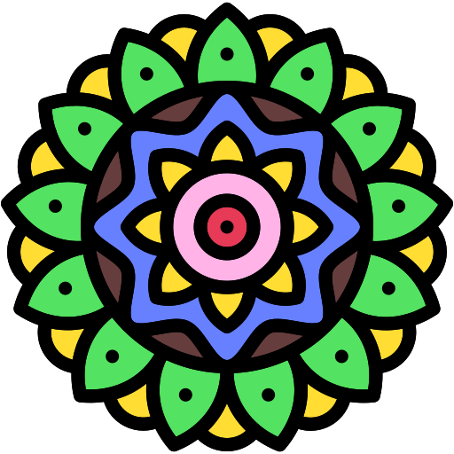mandala Generic color lineal-color icono