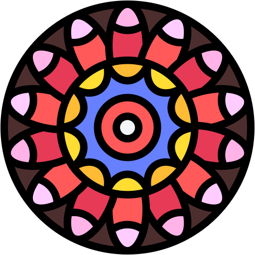 Мандала Generic color lineal-color иконка
