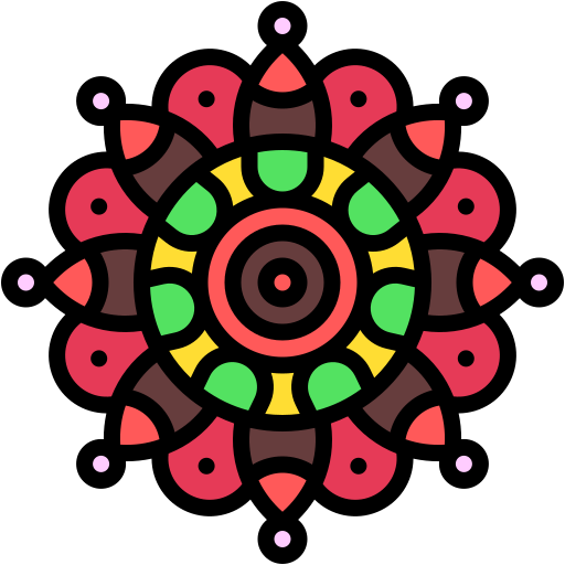 マンダラ Generic color lineal-color icon