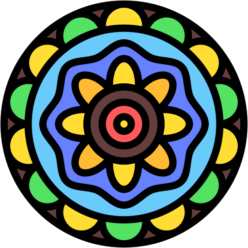 mandala Generic color lineal-color icona