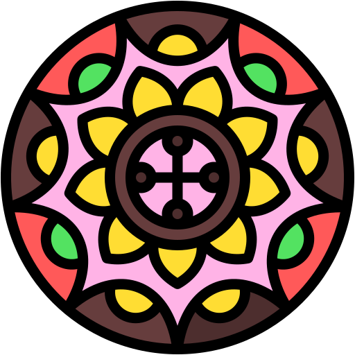 Mandala Generic color lineal-color icon