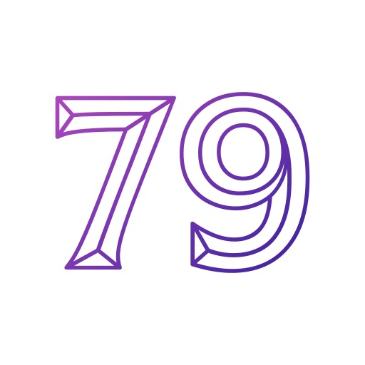 79 Generic gradient outline icono