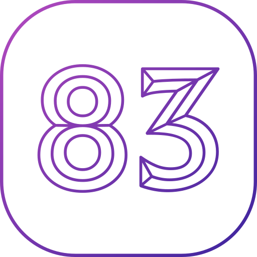 83 Generic gradient outline icon