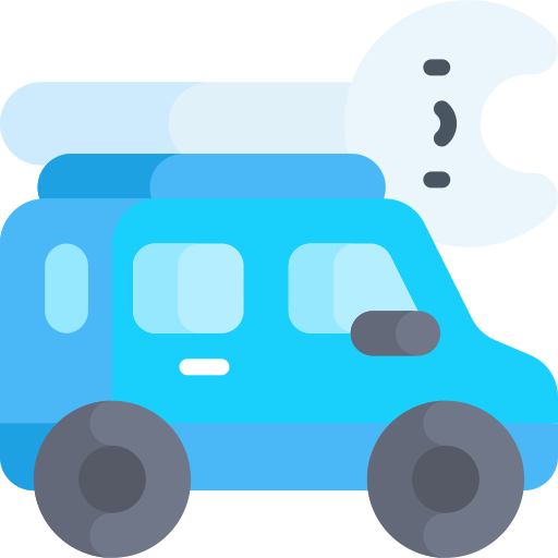Car Service Kawaii Flat icon