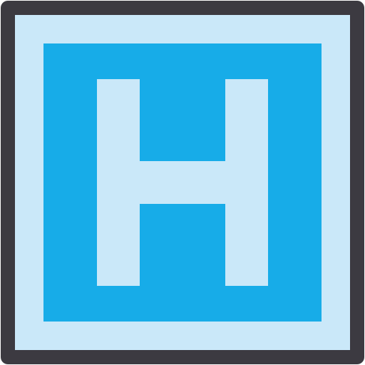 病院の看板 Generic color fill icon
