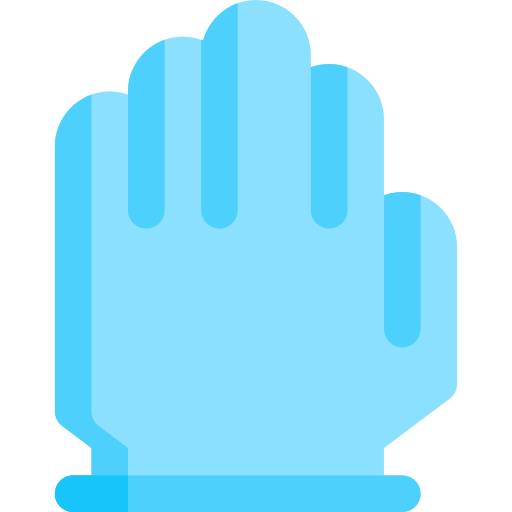 Rubber gloves Generic color fill icon