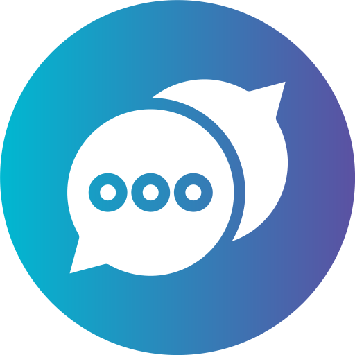 Chat Generic gradient fill icon