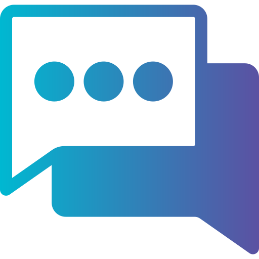 Chat Generic gradient fill icon