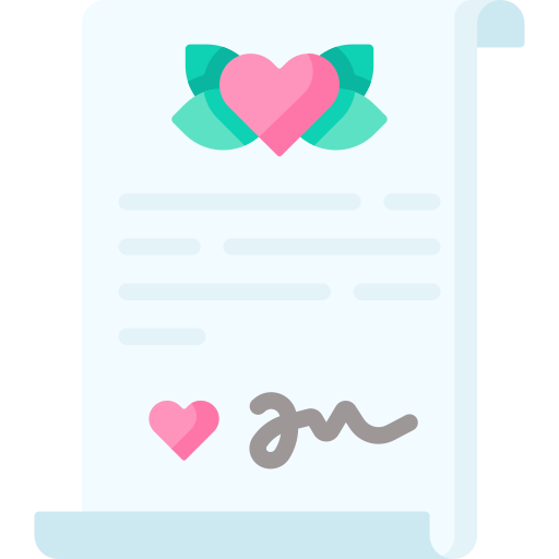 carta de amor Special Flat icono