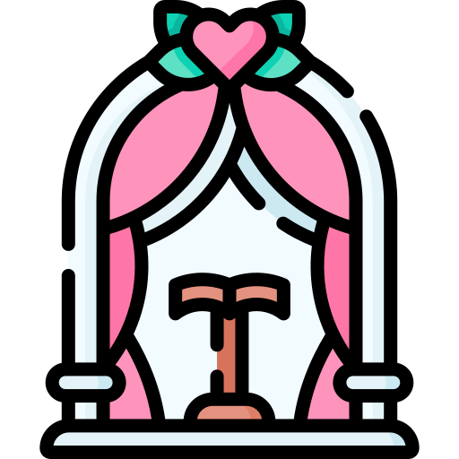 Wedding Arch Special Lineal color icon