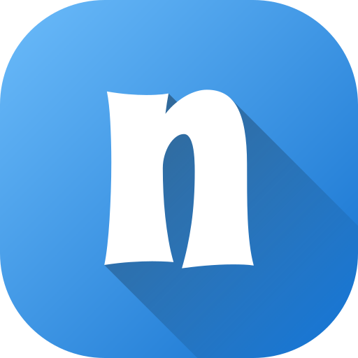 Letter N Generic gradient fill icon