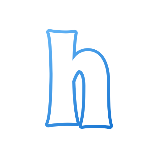 litera h Generic gradient outline ikona