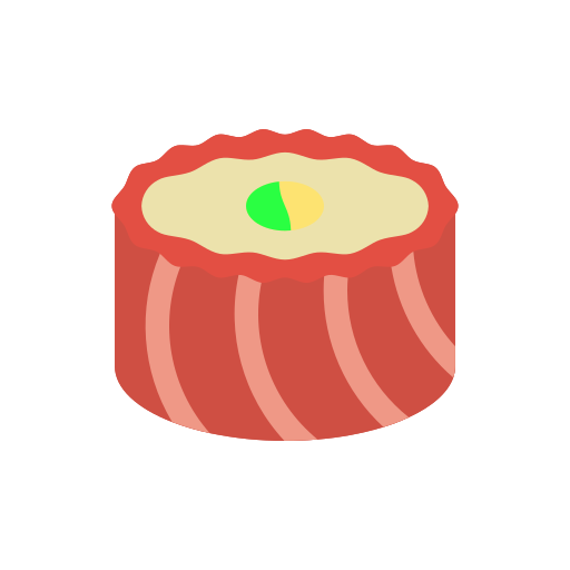 sushi Generic color fill icono