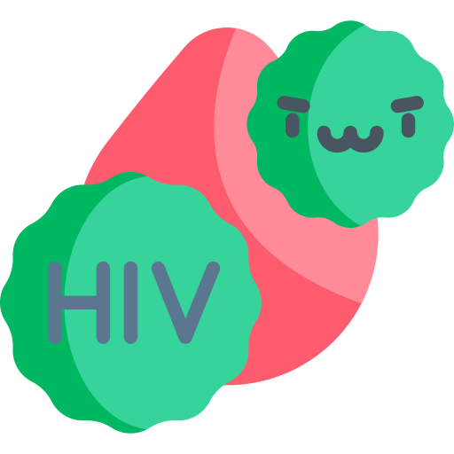 aids Kawaii Flat ikona