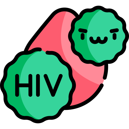 aids Kawaii Lineal color icon