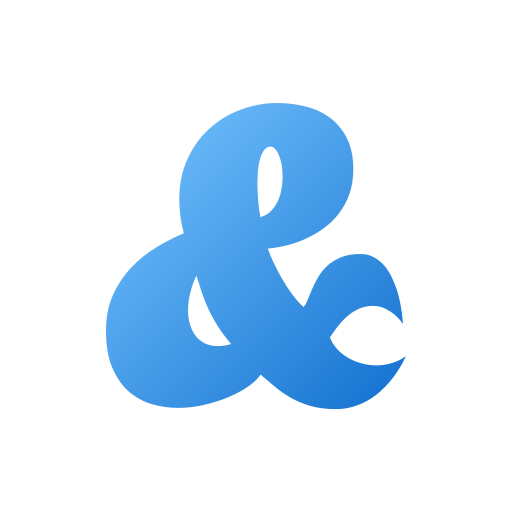 ampersand Generic gradient fill icono