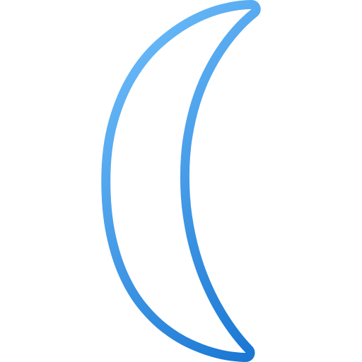 オープンブラケット Generic gradient outline icon