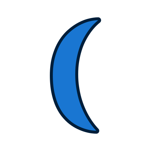 オープンブラケット Generic color lineal-color icon