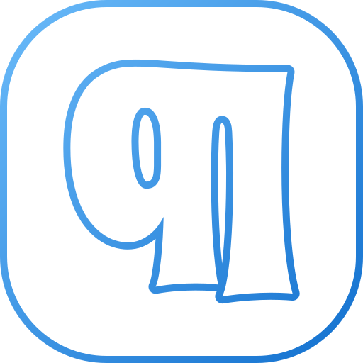 Pilcrow Generic gradient outline icon