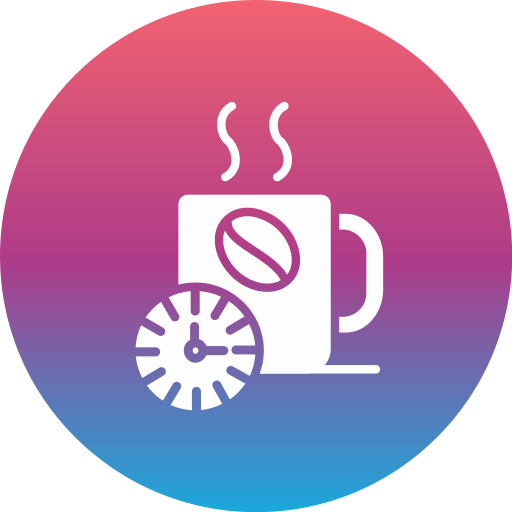 Hora de café Generic gradient fill icono