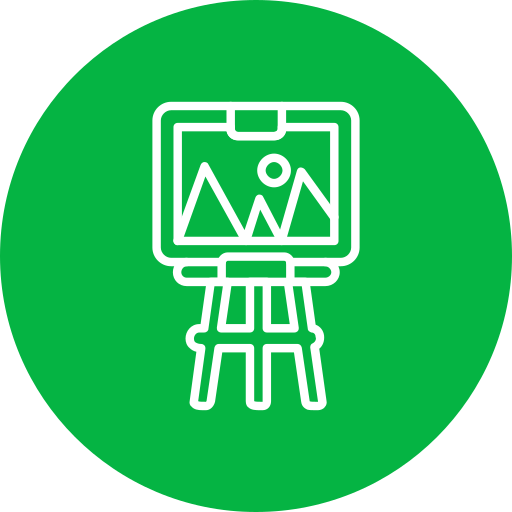 Easel Generic color fill icon