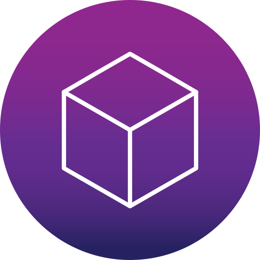 cubo Generic gradient fill icono