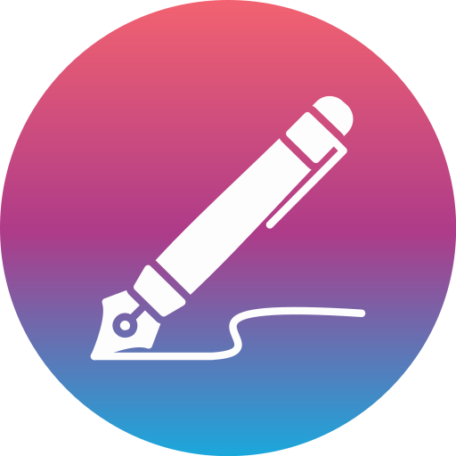 Caligraphy Generic gradient fill icon